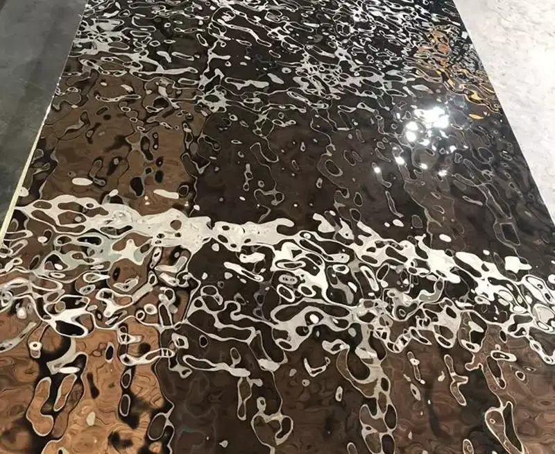 TẤM INOX SÓNG NƯỚC